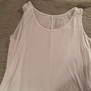 Terra &sky white loose tank 2x